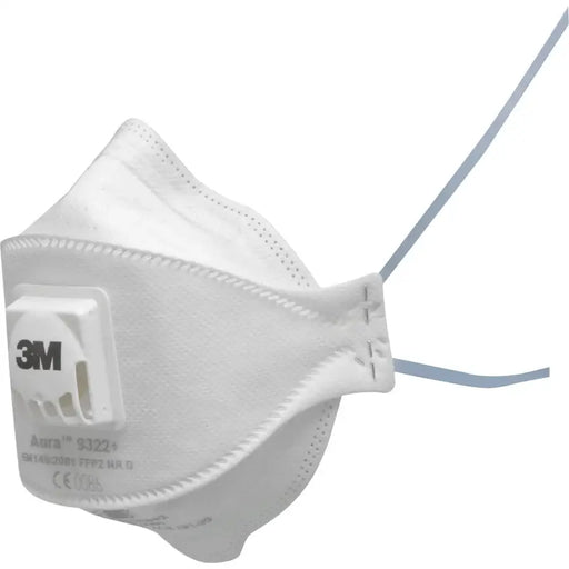 3M particle mask AURA 9322 + FFP2 with valve - 1 pack - 10 pieces