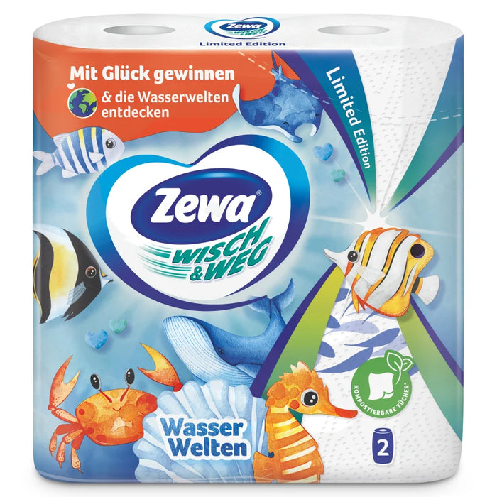 Zewa Wisch & Weg limited edition kitchen roll with motif