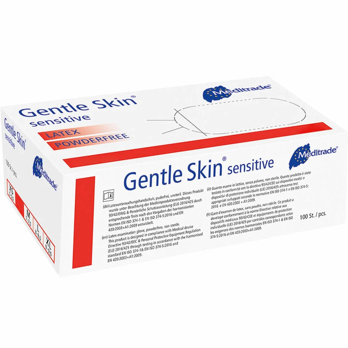 Meditrade Gentle Skin® sensitive latex examination glove