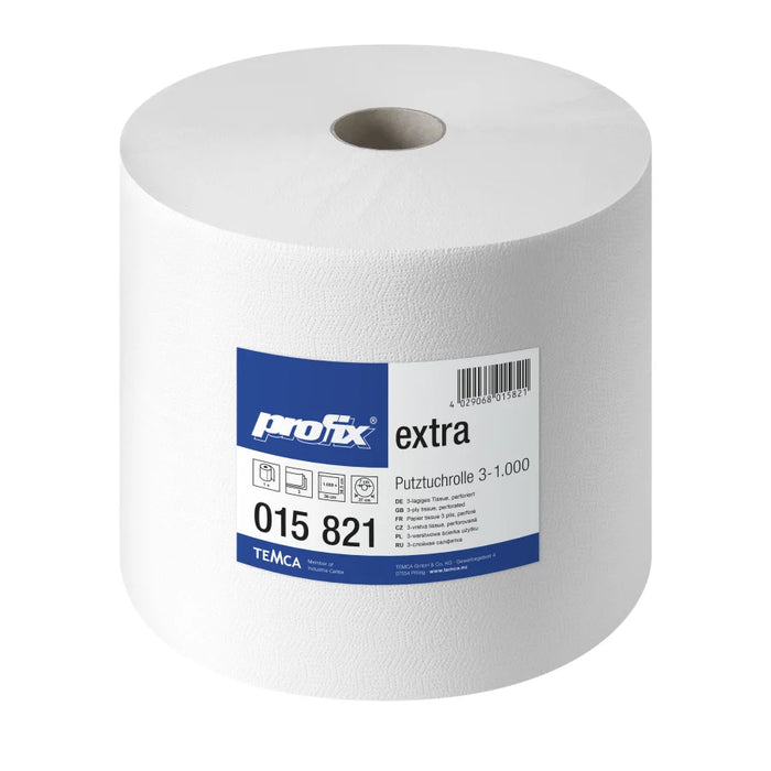 Profix® extra cleaning wipes, 3-ply