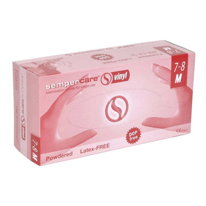 Sempercare® Disposable Gloves Vinyl, powdered