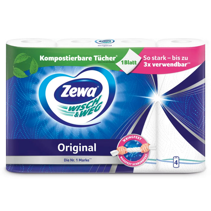 Zewa kitchen roll Wisch&Weg Original, wring-resistant