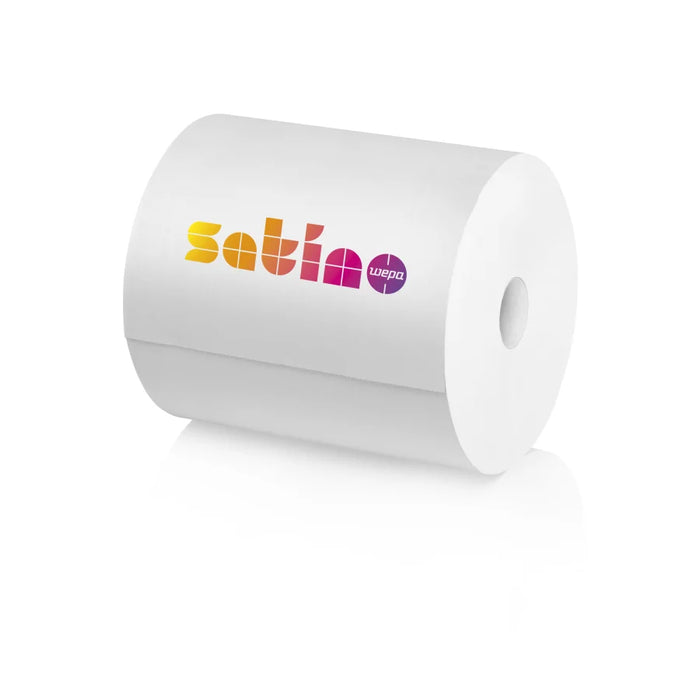 Satino Comfort cleaning cloth roll, bright white, 2-ply, CR1-compatible