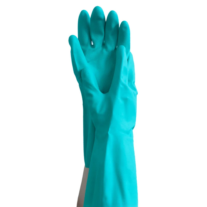 MaiMed® safety touch nitrile chemical protection glove, green