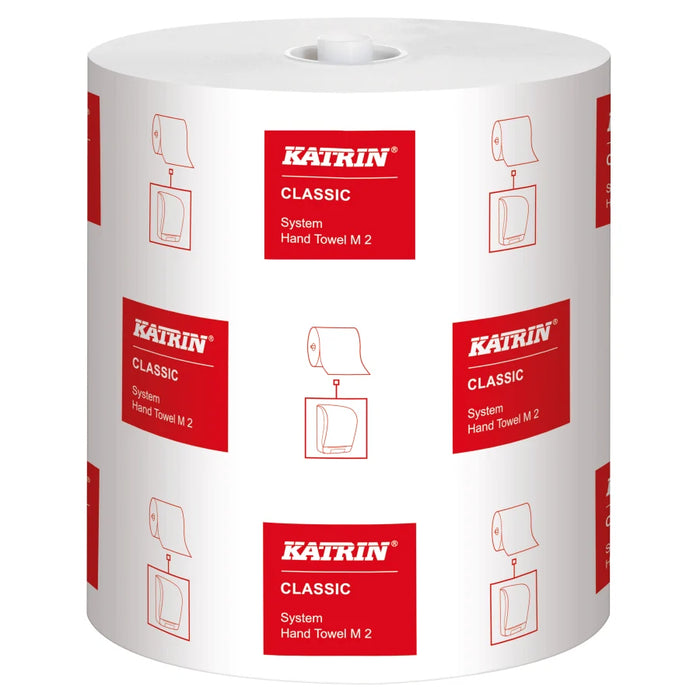 KATRIN System M 711 paper towel roll, 2-ply, 160 m, white