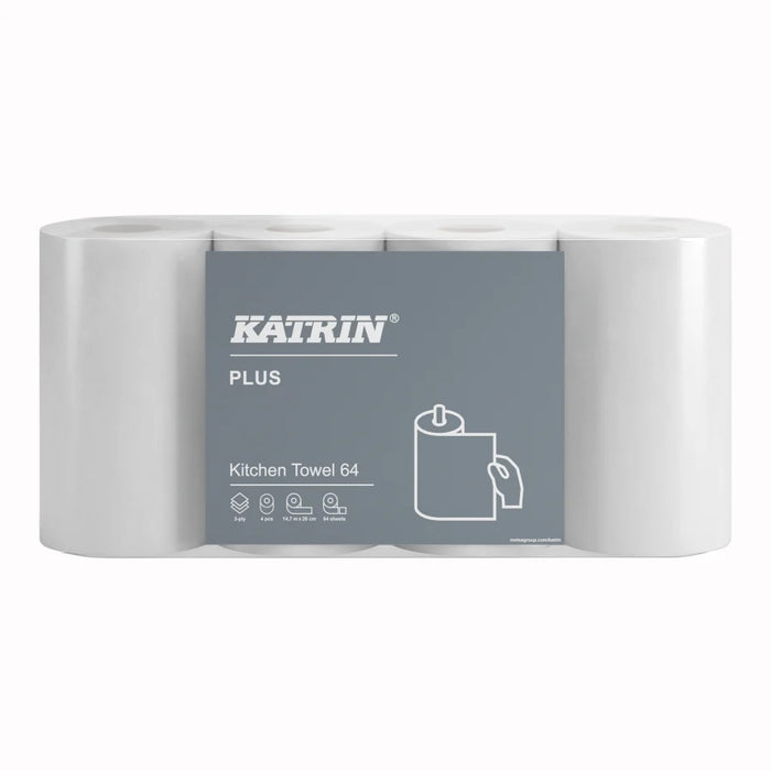 Katrin Plus kitchen roll, white, 3-ply