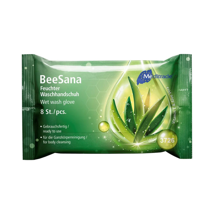 BeeSana wash gloves, moist and ready to use