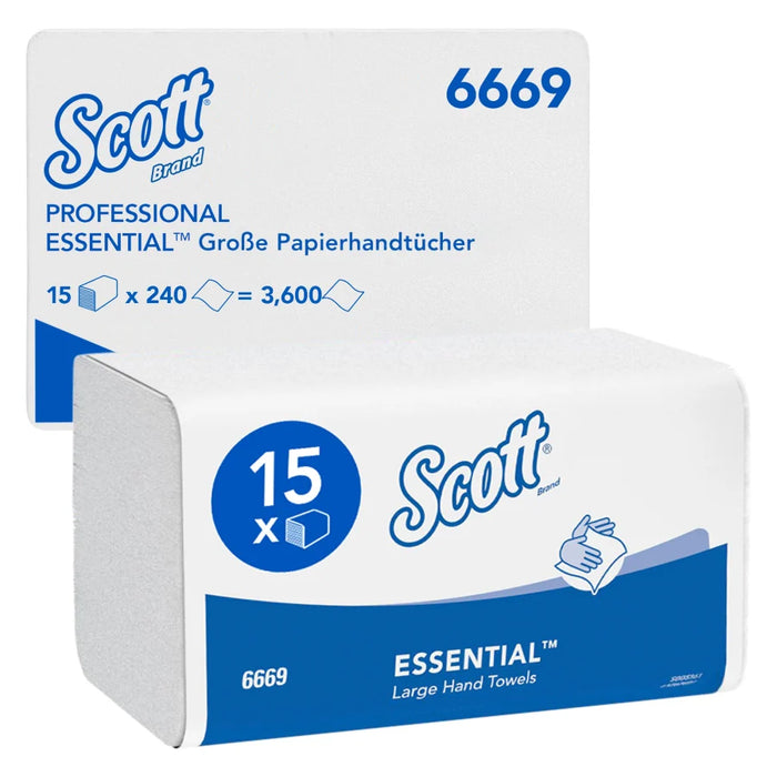 SCOTT® Essential™ towel paper, 1-ply, 31.5 x 20 cm