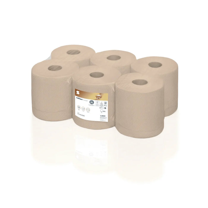 Satino PureSoft towel rolls, 2-ply, center feed