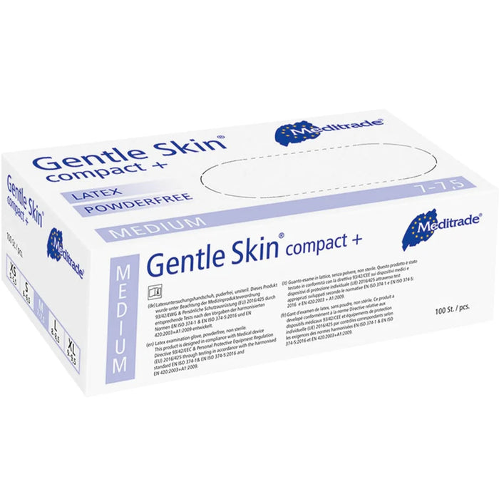 Meditrade Gentle Skin® compact latex examination glove