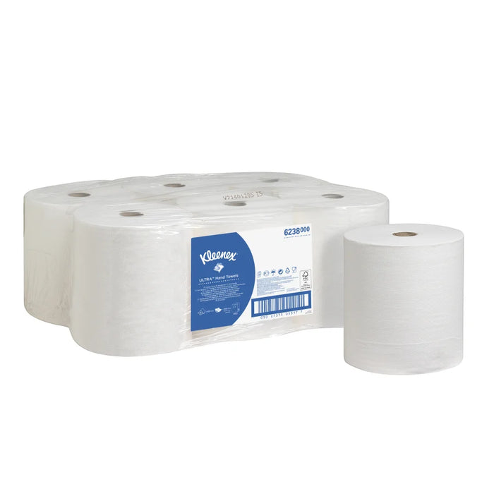 KLEENEX® Ultra roll towels, 19.8 cm x 180 m