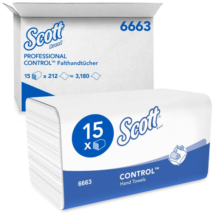 Kimberly-Clark paper towels SCOTT Control, V-fold, 22 x 32 cm