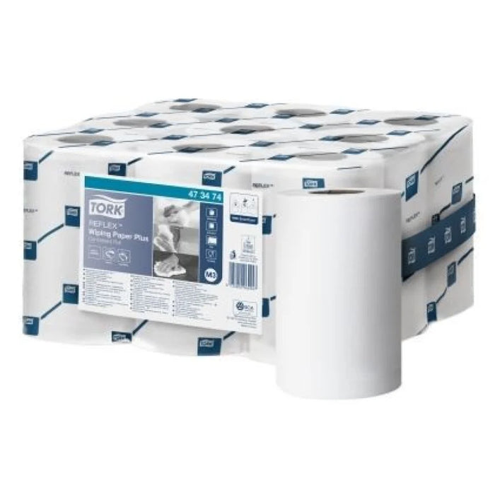 Tork Reflex paper wipes, M3 compatible, 2-ply