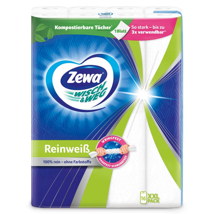 Zewa Kitchen Roll Wisch&Weg Pure White