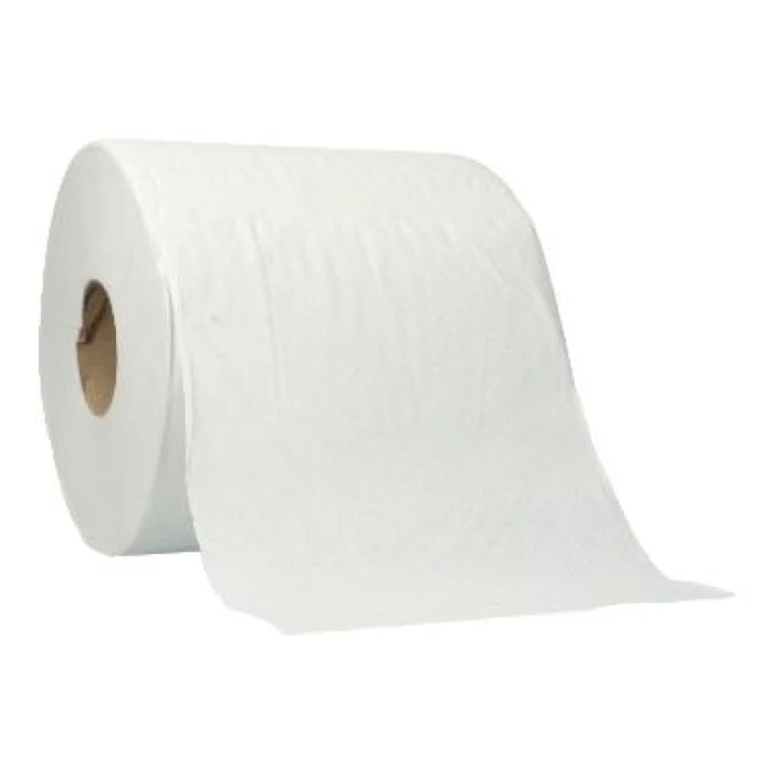 PrimeSource towel roll medium, 1-ply, white, recycled