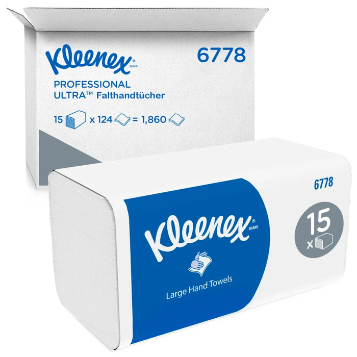 KLEENEX® gevouwen handdoeken, Interfold, wit