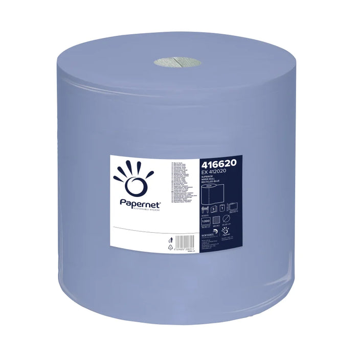 Superior Wiper Roll Blue Paper cleaning roll, blue