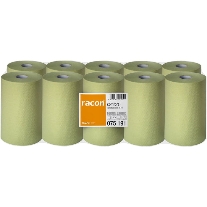 racon® comfort towel rolls 23 cm x 70 m, 2-ply, green