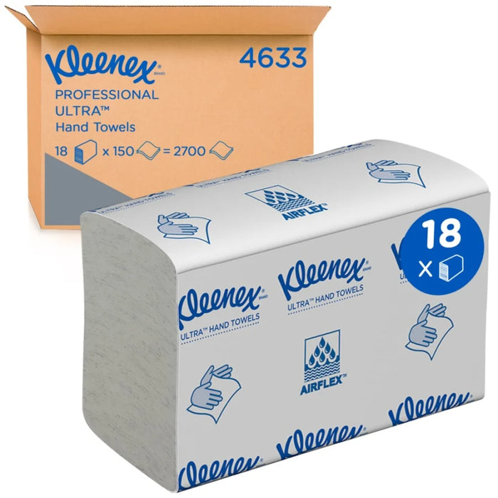 Kleenex® Ultra™ Paper Towels, 2-Ply, Z-Fold, 9.5" x 7.5"