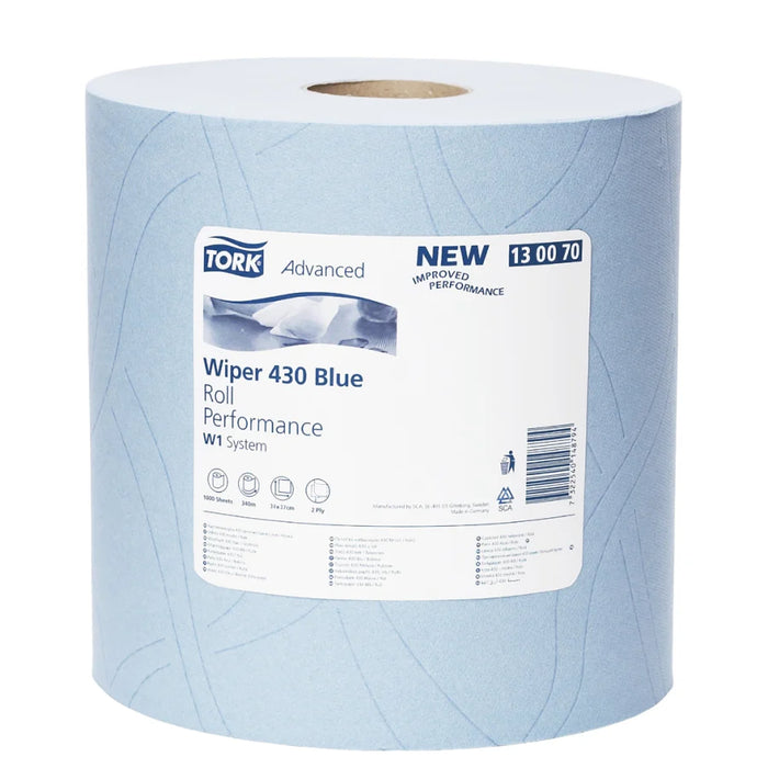 Tork Advanced Wiper 430, large roll, blue, W1