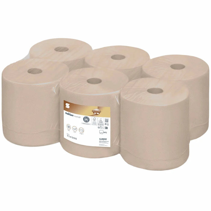 Satino PureSoft towel rolls, 2-ply, PT1 compatible