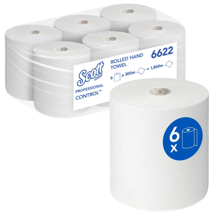 SCOTT® Control™ rolled towels, 1-ply