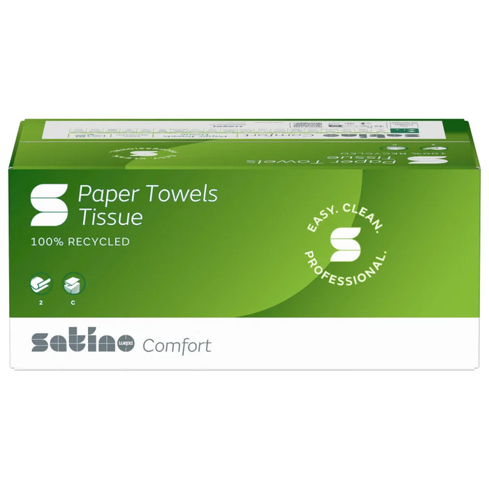 Satino comfort towel paper, C-fold, 25 x 41 cm, PT3