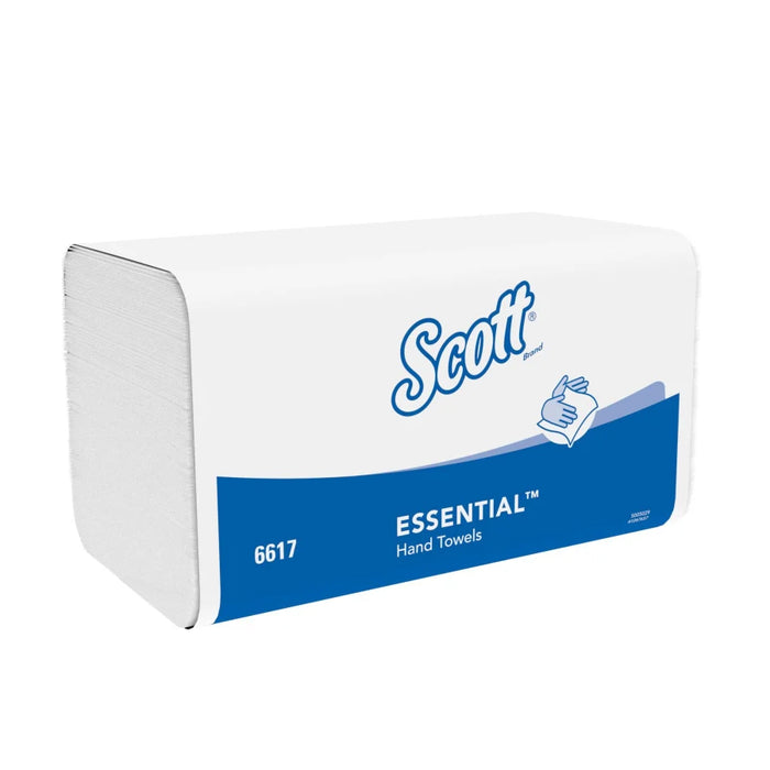 SCOTT® Essential™ folded towels, 1-ply, 21 x 20 cm