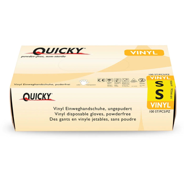 Quicky® disposable gloves, vinyl, powder-free