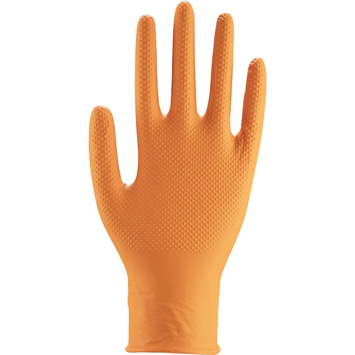 ABENA® Thor Power Grip disposable gloves, orange