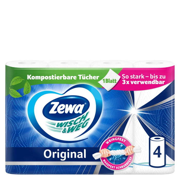 Zewa kitchen roll Wisch&Weg Original, wring-resistant