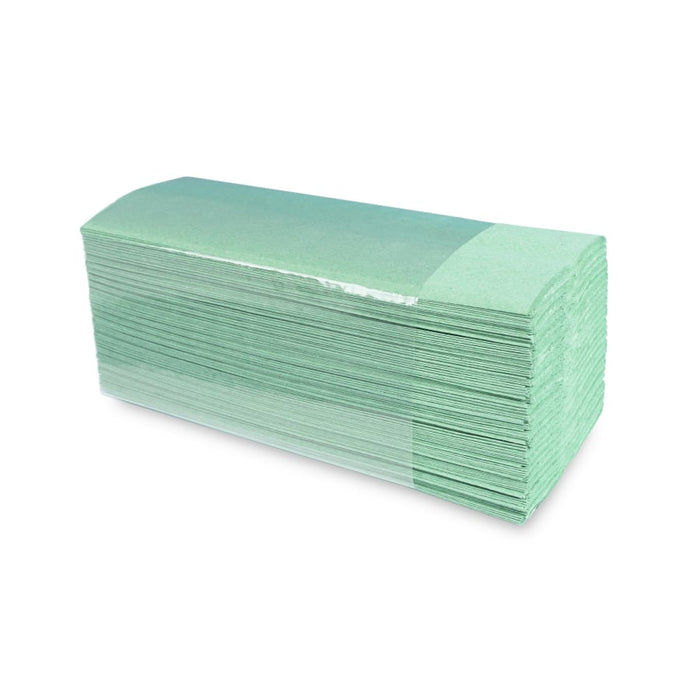 Paper towel, 22.5 x 31 cm, 1-ply, green