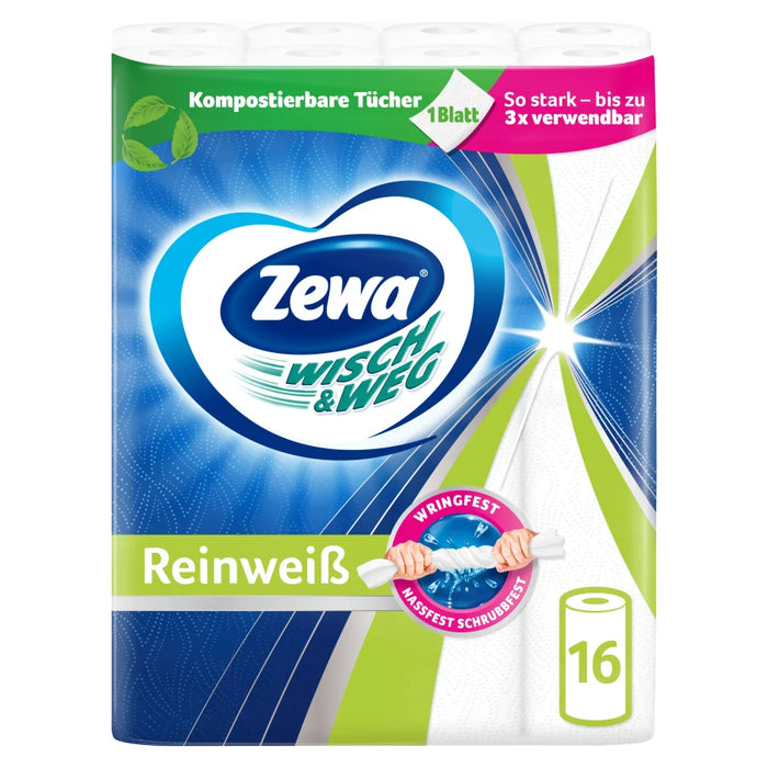 Zewa Kitchen Roll Wisch&Weg Pure White