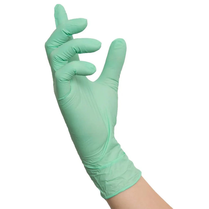 NITRAS MINT WAVE Nitrile Disposable Gloves, green