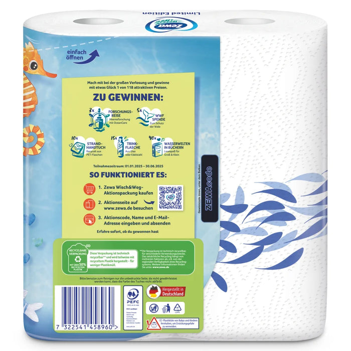 Zewa Wisch & Weg limited edition kitchen roll with motif