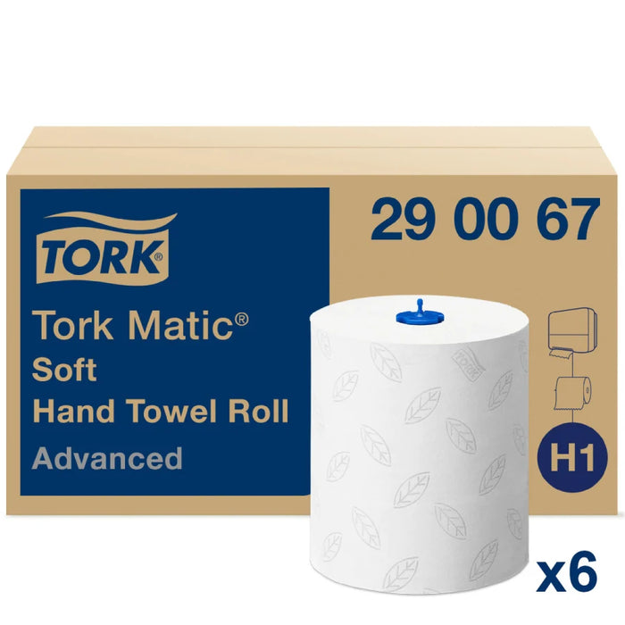 Tork towel rolls Matic®, H1 compatible, 21 cm x 150 m, white