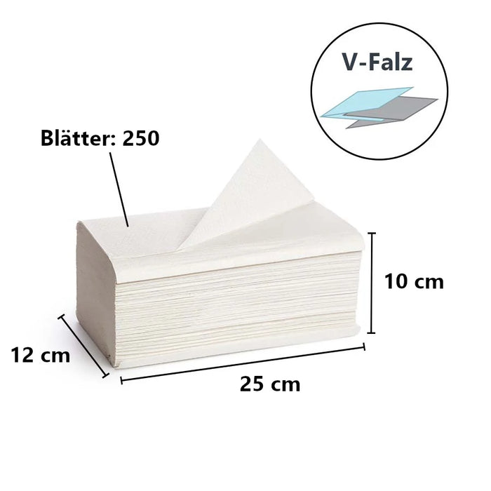 Fripa Paper Towels Green, V-Fold, 25 x 23 cm