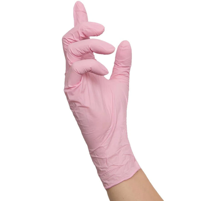 NITRAS PINK WAVE Nitril Einmalhandschuhe, rosa