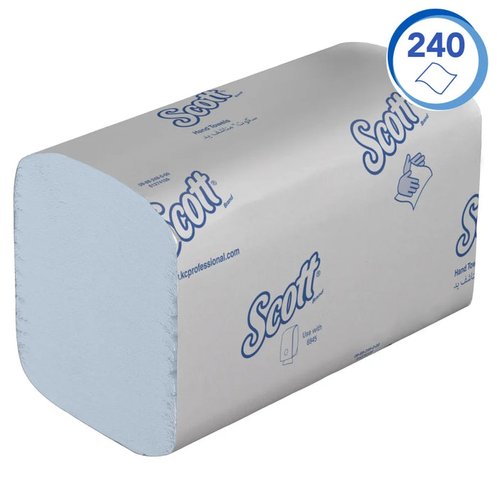 SCOTT® Control™ Blue towel paper, 1-ply, 32 x 20 cm