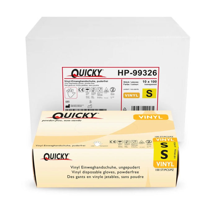 Quicky® disposable gloves, vinyl, powder-free