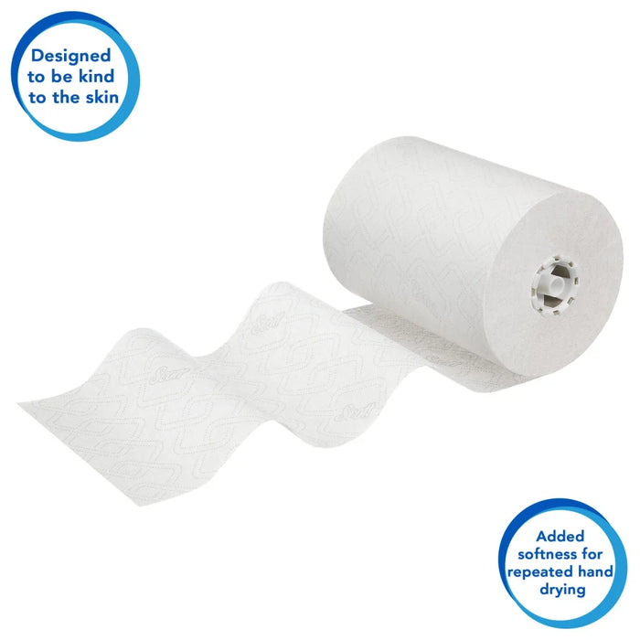 SCOTT® Control™ Towel Rolls Extra Strong, white, 1-ply