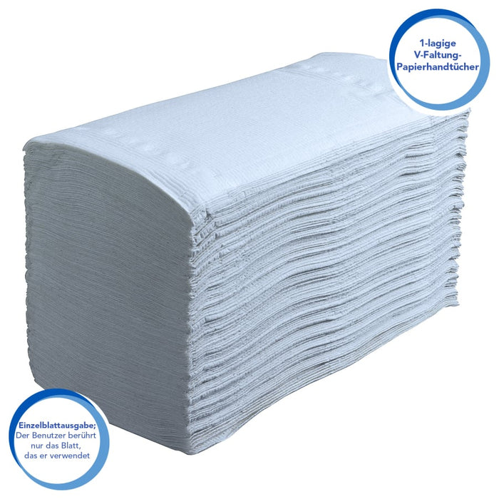 SCOTT® Control™ Blue towel paper, 1-ply, 32 x 20 cm