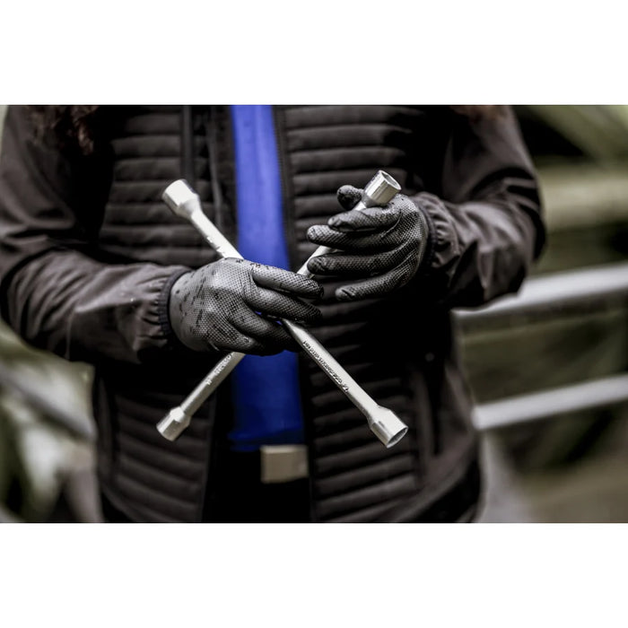 NITRAS TOUGH GRIP LIGHT nitrile gloves, powder-free, black