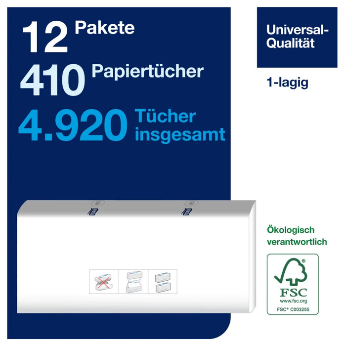 Tork Paper Towel PeakServe® Endlos™, H5, 22.5 x 20.1 cm, white