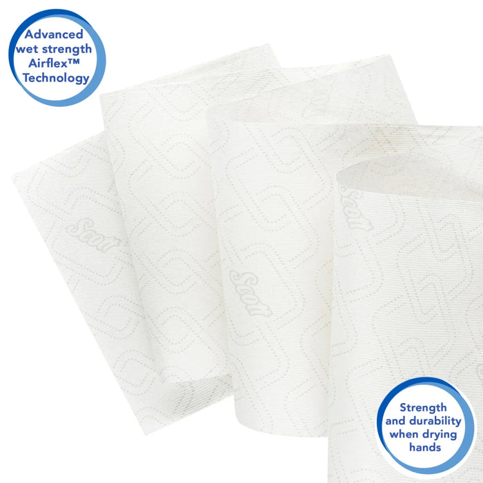 SCOTT® Control™ Towel Rolls Extra Strong, white, 1-ply