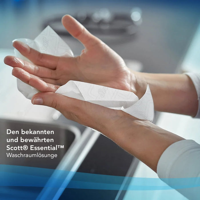 SCOTT® Essential™ roll towels, 1-ply, white, large roll