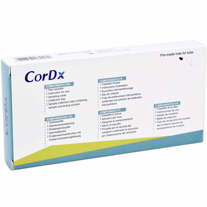 CorDx 4in1 Corona, Influenza A/B, RSV Combo Antigen Rapid Test