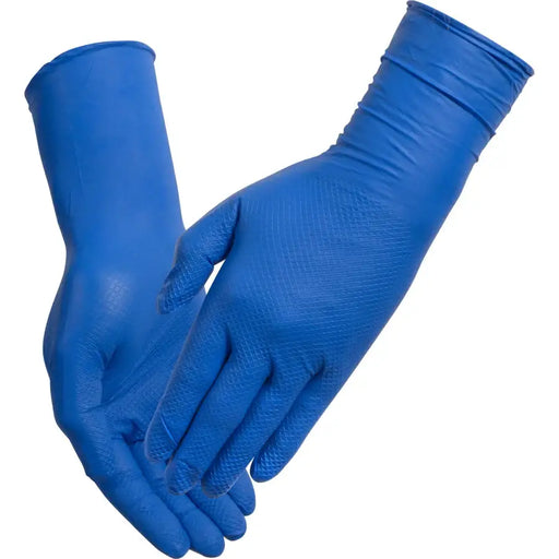 ABENA® disposable gloves Thor Ultra Grip long nitrile blue