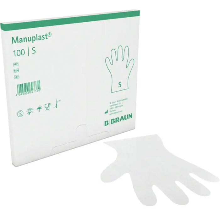 B. Braun Manuplast PE disposable gloves