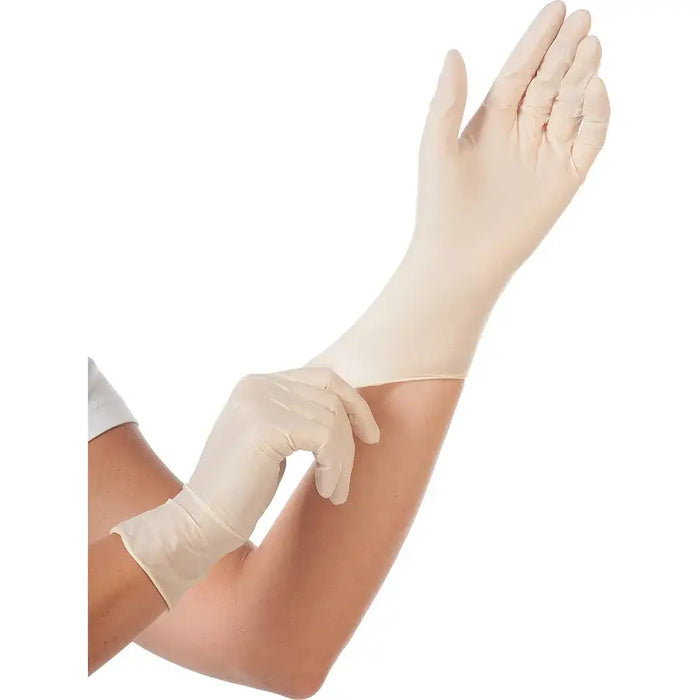 Hygonorm® latex gloves Grip Light powder-free white